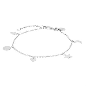 Nordahl Jewellery - CHARM52 Armband mit Amuletten in silber